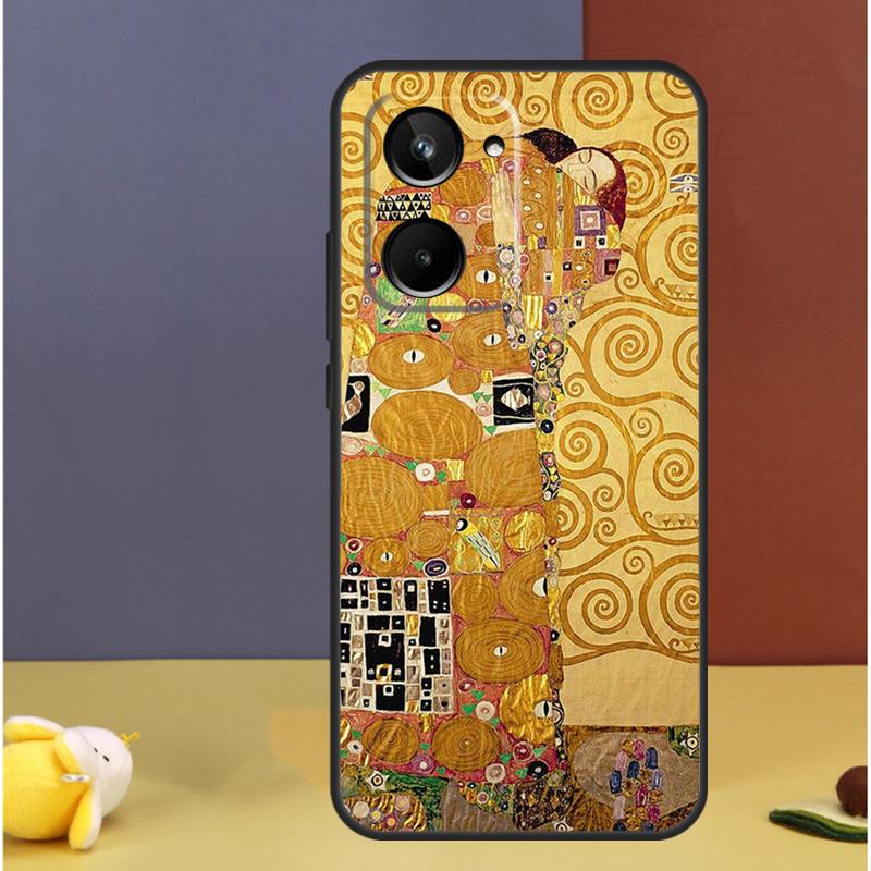 The Kiss Gustav Klimt Painting For Realme GT7 Pro GT6 C61 C67 C63 C71 C55 C51 C65 C53 C75 10 11 12 13 14 15 Pro Plus Case