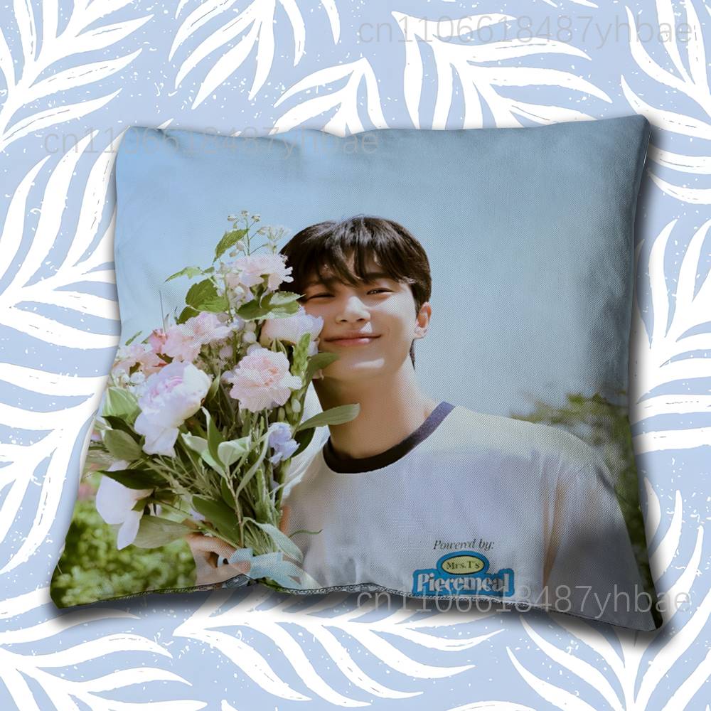 Corea BByeon Woo Seok Copricuscino Federa Cuscino Decorazione Federa Cuscino Stampata Custodia per Cuscino da Divano