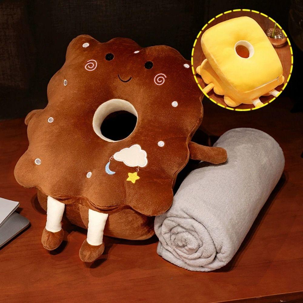 Super Soft Hand Warmer Pillow Plush&Ice Silk Hollow Pillow Stuffed Toy  Men Women