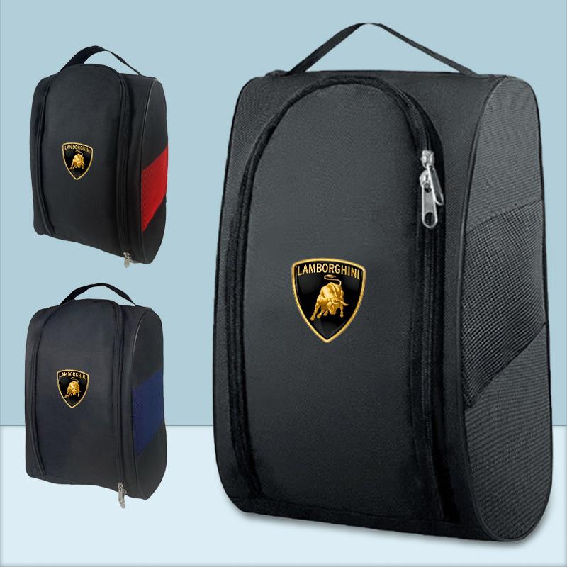 1 szt. Torba do przechowywania butów samochodowych Outdoorowa Podróżna Sportowa Organizer na buty Saszetka Do Lamborghini Urus Huracan Aventador Premium Akcesoria