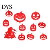 Creative Wall Stickers for Bedroom Decor 11Pcs Halloween Pumpkin Mirror Stickers, Self-Adhesive Acrylic Ghost Decals, DIY Removable Versatile