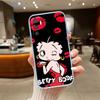 RE11 B-Bettys Pattern B-Boops Transparent Phone Case for Samsung Galaxy A04 A04S A14 A23 A34 A54 M23 M33 M52 M53