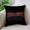 Rock Metal Band M-Megadeth Cushion Cover Polyester Sofa Cushions Decorative Throw Pillows Home Decoration Pillowcover