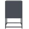 Vidaxl Szafki Nocne, 2 Szt., Antracytowe, 36X39X60,5 Cm, Stal