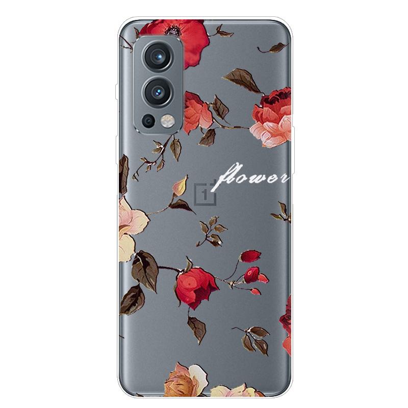 Für OnePlus Nord 2 5G Hülle TPU Silikon Weich Cartoon Transparent Hülle für One Plus Nord 2 5G Handyhülle Nord2 5G Transparente Coque
