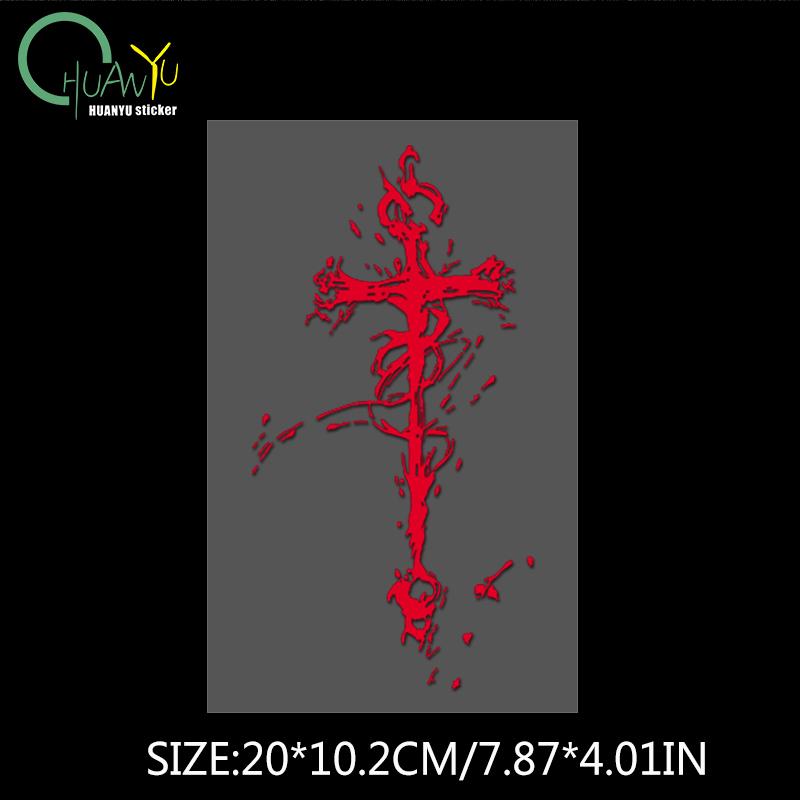 Personality creativity and faith dance car sticker car motorcycle scratch decoration reflective waterproof sticker