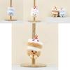 Adorable Ins Style Plush Candle Cake Keychain Doll Decor Soft Toy Accessory