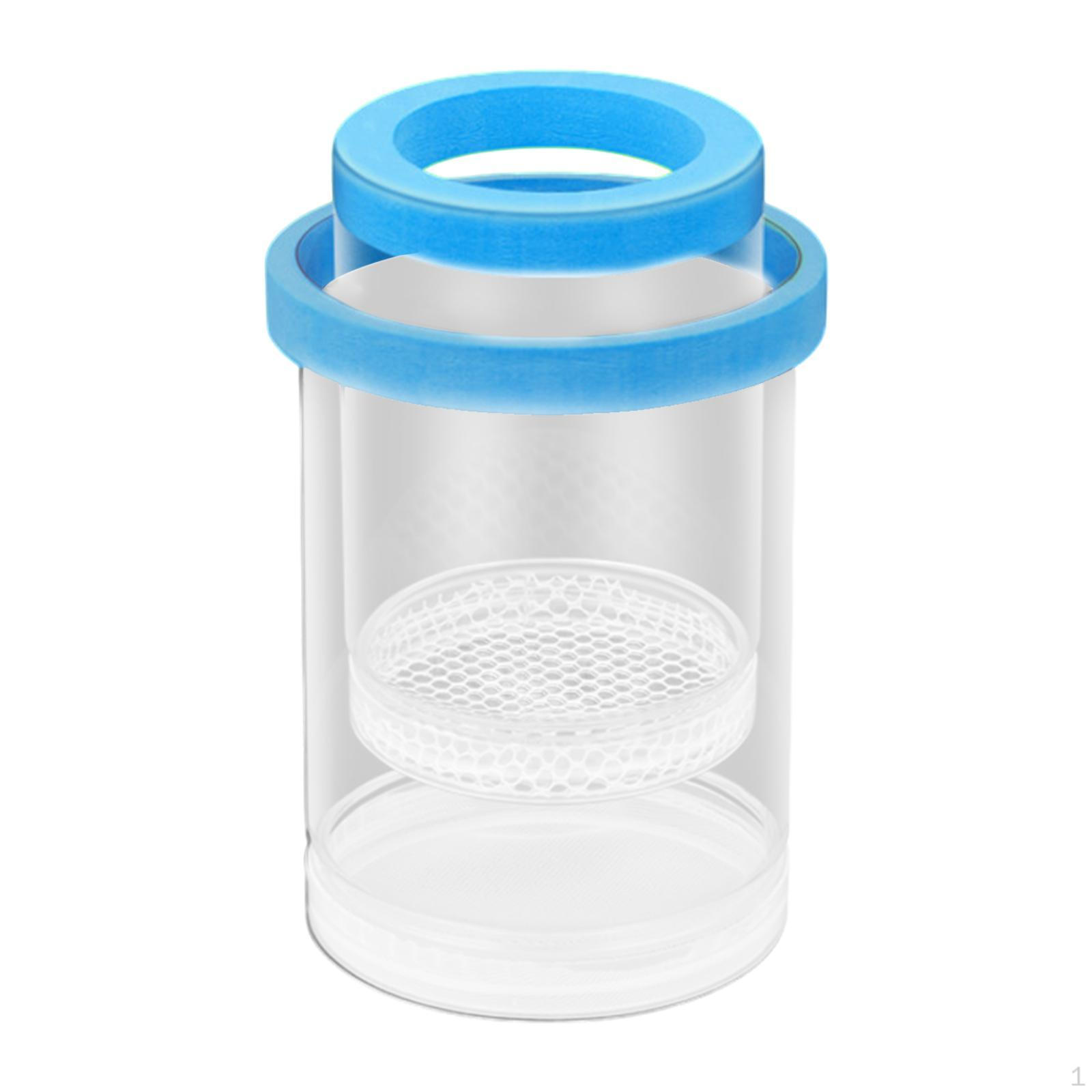 

Изоляционный ящик для разведения рыб для аквариума, пластиковая сетка, инкубатор, ящик для разведения мальков рыбок, креветок, рыб-клоунов, гуппи синий