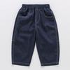 Kids Lightweight Casual Loose Fit Denim Pants Elastic Waistband Boys Girls Long Trousers Suitable for Outdoor and Daily Wear