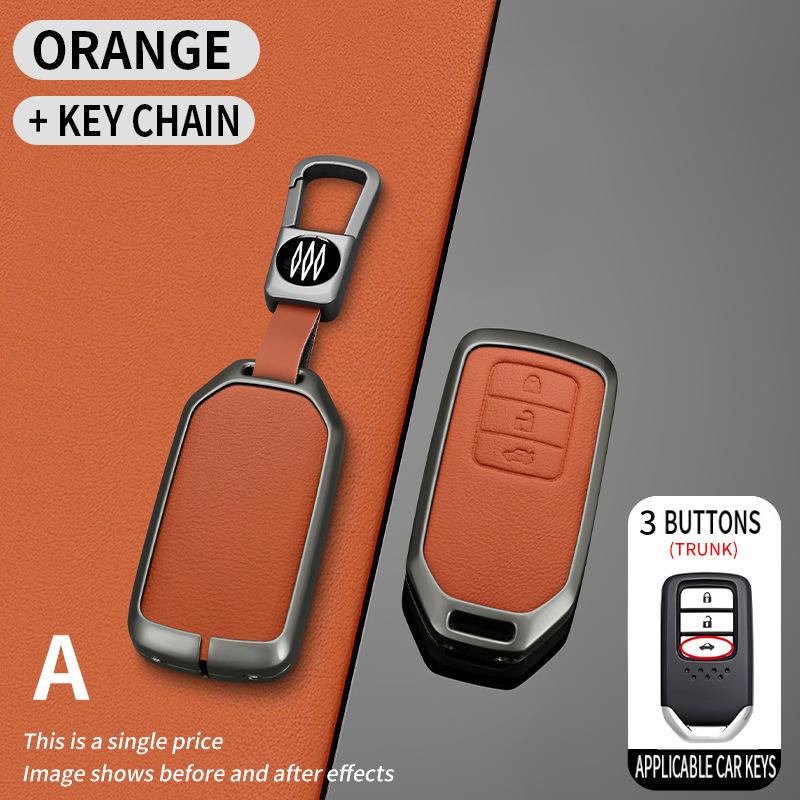 Etui na kluczyk Honda do Civic dziesiątej generacji, Accord, Crown, XR-V, CR-V, Vezel, Haoying, Lingpai - Ochronna obudowa i stylowa klamra.