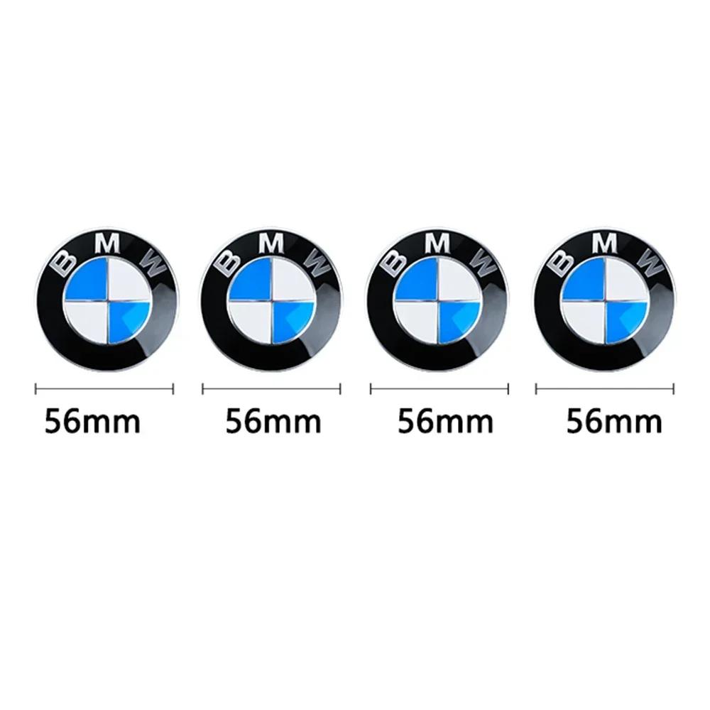 UZIS8 4Pcs 56MM/68MM Car Styling Wheel Center Cap Hub Covers For BMW G32 G30 G01 G02 G05 G06 G07 G26 G23 G22 F40 F20 Badge Accessories