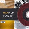 4.5" 115mm Flap Polishing Wheel Scouring Pad Nylon Fiber Flat Flap Grinding Wheels Abrasive Buffing Grinding Disc Grinding