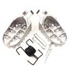 Pair Aluminum Motocross Wide Fat Foot Pegs Footrest For Kawasaki KLX110 CSL2017
