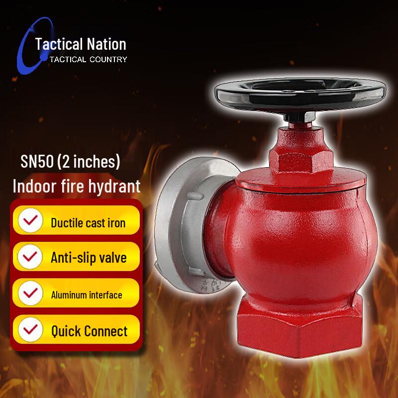Taktisches Nation Messing Dreh-Druckregel-Feuerwehrhydrantenventil