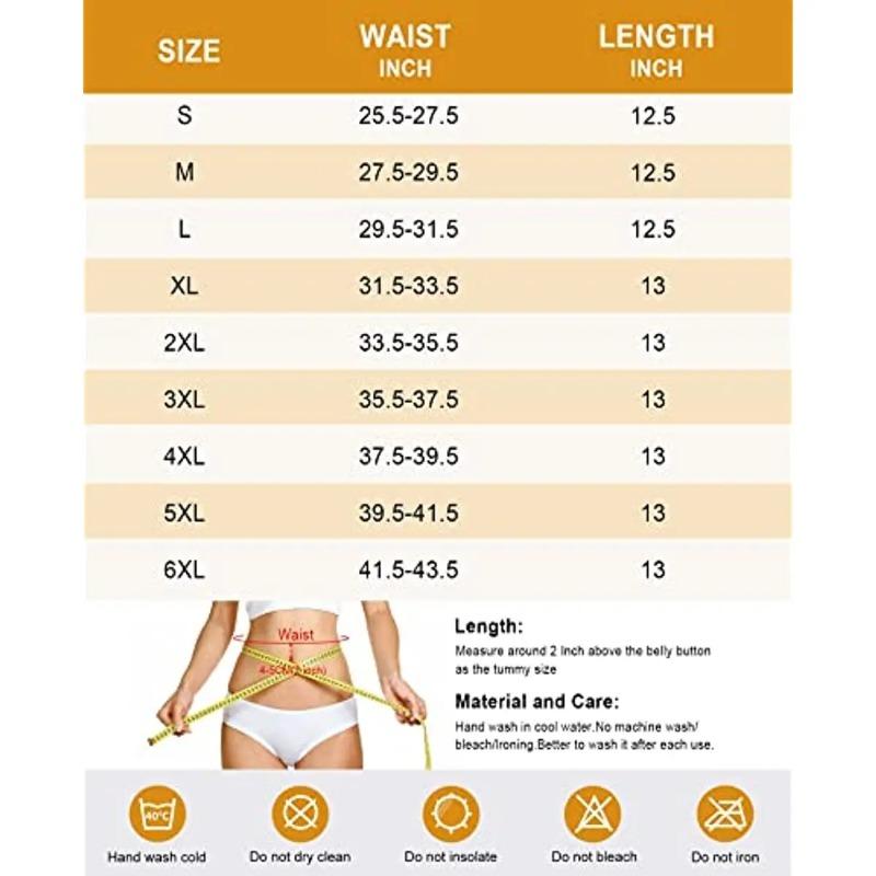 Women Waist Trainer Cincher 3 Straps - Tummy Control Sweat Girdle Workout Slim Belly Band for Weight Loss