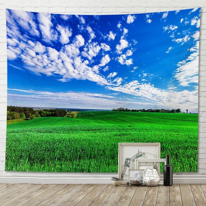 Гобелен с пейзажами голубого неба — фото 13