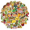 10/50Pcs Mexican-style Food Stickers Graffiti Stickers for DIY Luggage Laptop Skateboard Motorcycle Bicycle Stickers