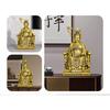 Estatua de latón Aris & Juno Reina Madre del Oeste Feng Shui – Figura china de longevidad y bendición para la entrada, escritorio de oficina en casa o decoración de estantería,