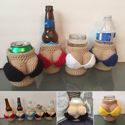 Personalized Bikini Wine Bottle Holder Multifunctional Stylish Cup Holder For Bar Club Parties