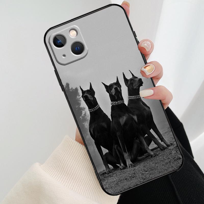 Dachshund Doberman Dog Phone Case For iPhone 17 Pro Max 16 15 11 13 12 14 Pro Max mini 15 16 Plus 16e 17 Air Cover
