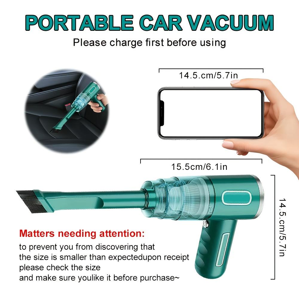 Portable 6000Pa Vacuum Cleaner, Rechargeable, Powerful for Home And Car, Dry And Wet Cleaning, Lightweight And Wireless Compact Design, Suitable for