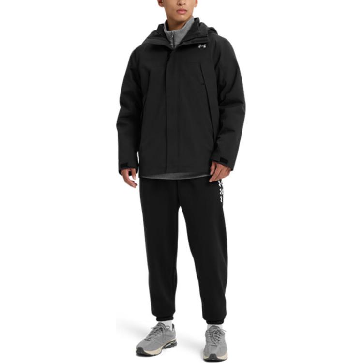 Under Armour Waterproof Thermal Quick Dry Windbreaker Jacket Men's Black 6001977-001