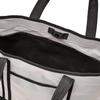 ELA Sustainable Women's Tote Bag ELA-AZ062 Light Gray X Black