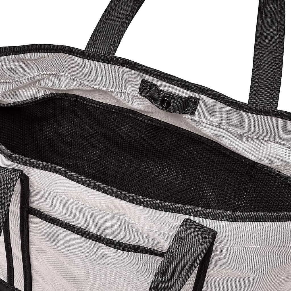ELA Sustainable Women's Tote Bag ELA-AZ062 Light Gray X Black