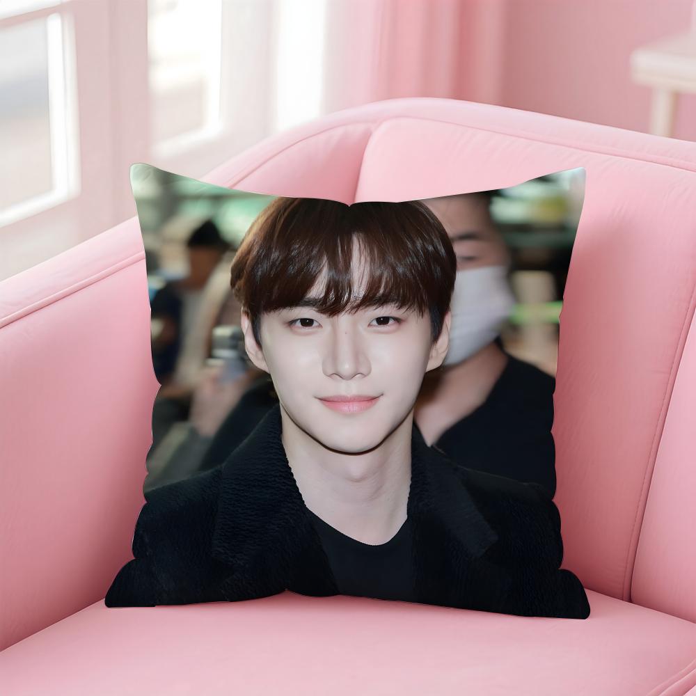 singer charismatic JJunho Cushion Cover Pillow Case Soft Skin Friendly Fabric Concealed Zipper