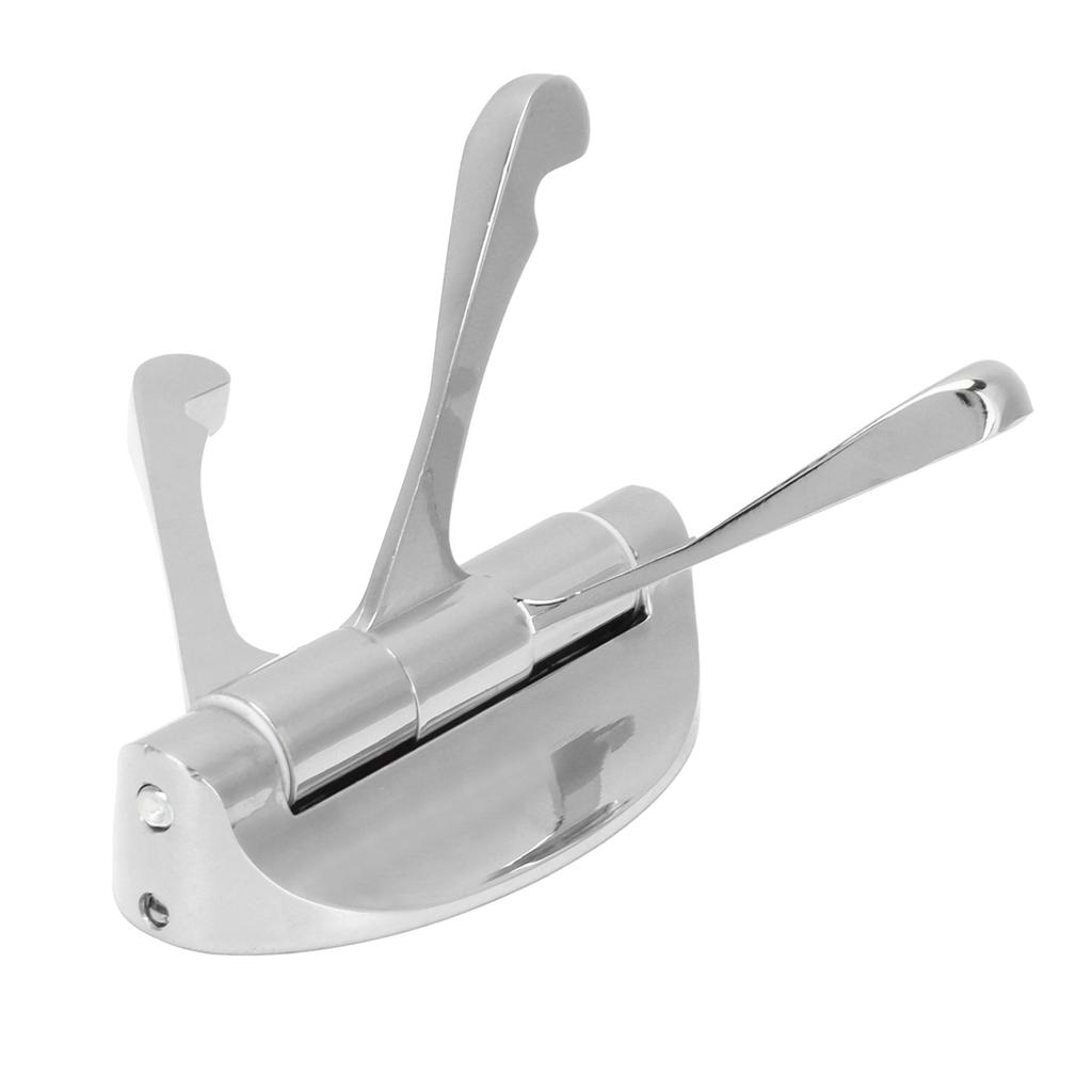 Clothes Hook Wall Mount 180 Degree Foldable Coat Hook Hanger for Home Bathroom Bedroom(ChromePlate )