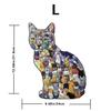 Cat Puzzle Wooden Special-Shaped Assembly Toy Original Piggy Bank Decompression Puzzle