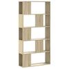 Bookshelf 5 Shelves Sonoma Oak Finish 80.5 X 23.5 X 162.5 Cm Particleboard