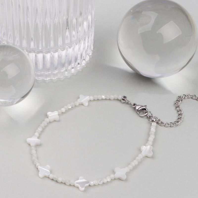 AUGUST ALICE Hola Beach Flower Mother-of-Pearl Bracelet