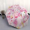 My Melody,Pink Fantasy Automatic Folding Umbrella-Simple 8-Rib Design, Bright Cartoon Pattern, Durable Iron Frame, Suitable For Travel, Outd