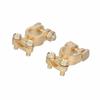 2pcs 6V 12V Battery Terminal Clamps Positive Negative Connectors for Car Van Caravan Truck
