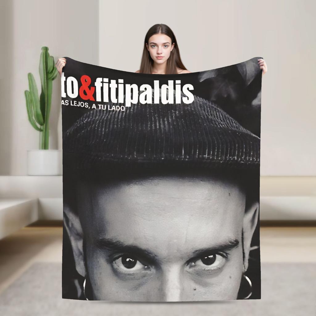 Fitos Fitipaldis Band Band Rock Spanish Blanket Warm Soft Fluffy Plush Throw Blanket For Couch Bed Flannel Bedspread Bed Cover