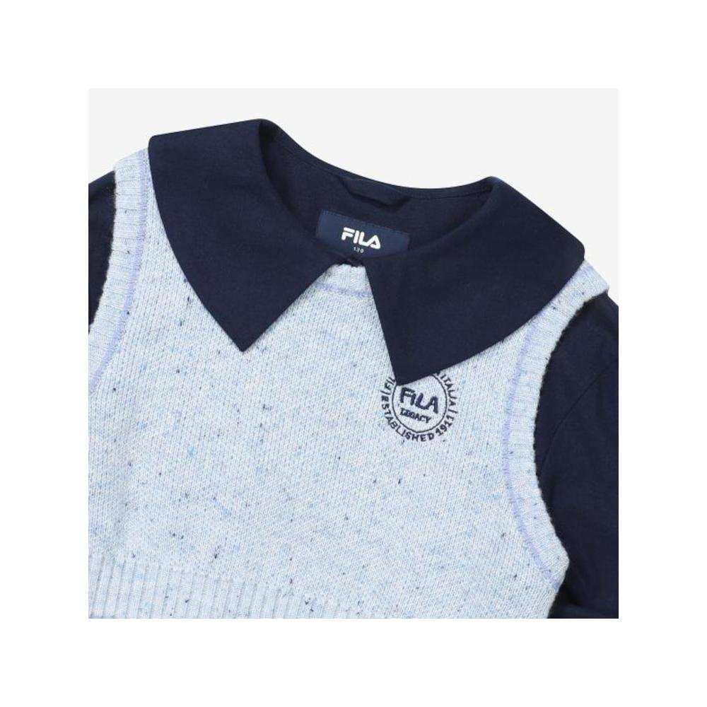 [fila Kids] Essential+ One Piece Vest Set  Fk2opf3301f Did  q0zFk2opf3301fDid