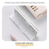 8 Holes Hole Punch Portable Ring Binder Durable Paper Puncher Tool