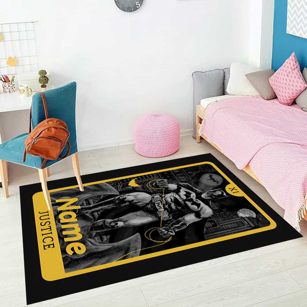 Warnermedia (18) Customize your name rug, office chair cushion, home bedroom living room gift.
