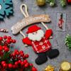 Santa Claus Merry Christmas Wall Hanging Ornament Props | Christmas Tree Decoration Items for Home Office | Christmas Gifts for Women Men