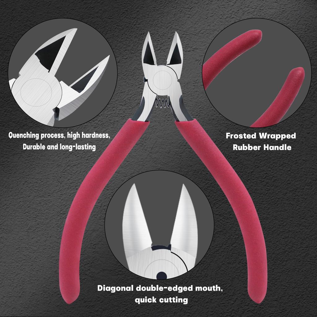 1pc Universal Diagonal Pliers Carbon Steel Plier Electrical Wire Cable Cutters Cutting Side Snips Flush Pliers Nipper Hand Tools