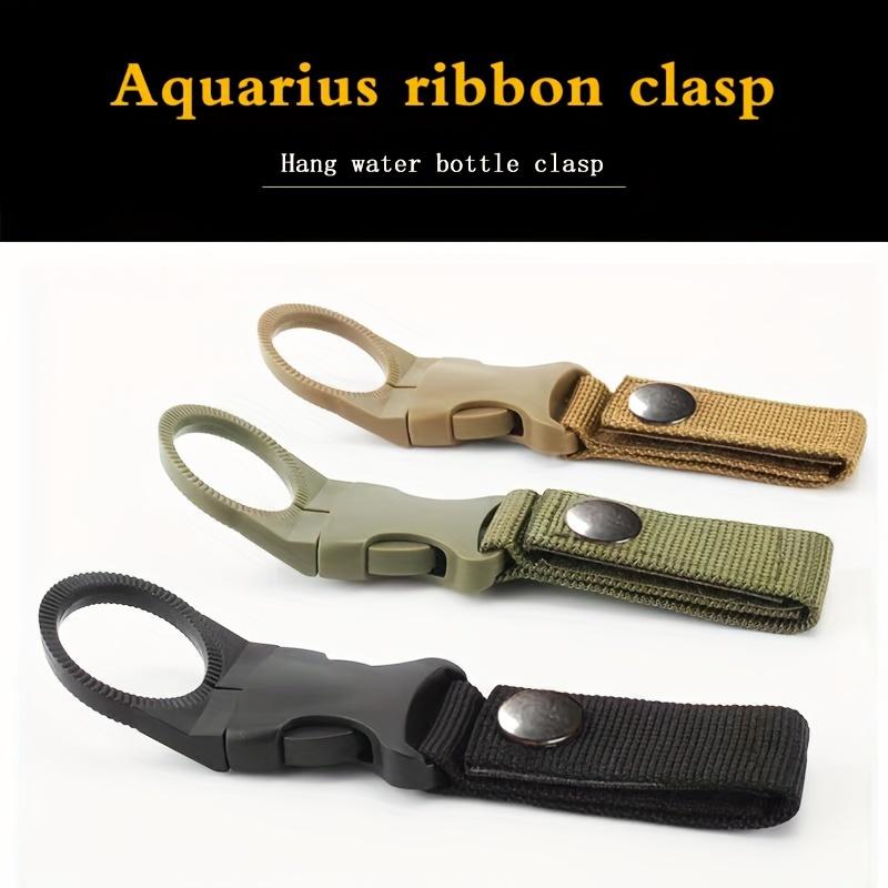 8 Stück taktische Nylon-Schnalle zum Aufhängen von Wasserflaschen, Rucksack-Schnallenclip für Outdoor-Camping, Wandern, Bergsteigen