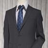 [CUFFSMANIA] Navy Blue Golf Tie - A unique and interesting pattern for golfers and golf enthusiasts.