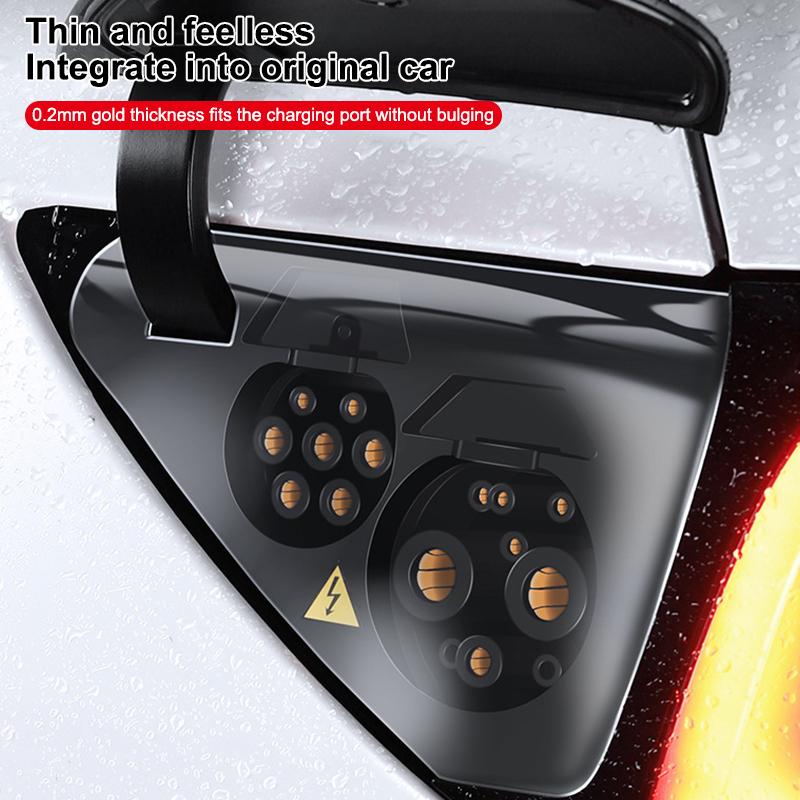 For Model 3 Y Highland Juniper 2021-2025Charger Port Cover Outdoor Rainproof Protection Dustproof Covers Accessory