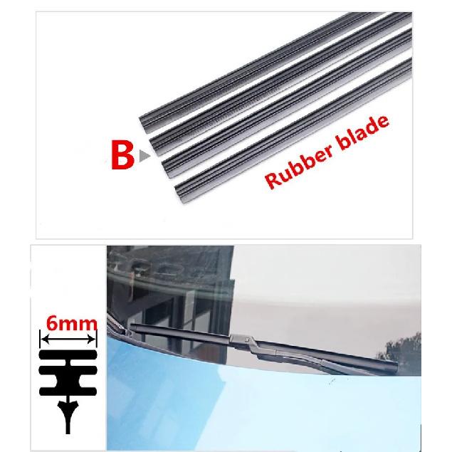 1Pcs Wiper Refill Rubber Strip For Nissan Tiida Teana Juke Note X-Trail T32 TEANA Altima Windshield Wipers