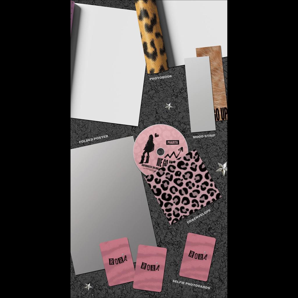 BABYMONSTER [WE GO UP] PATTERN Ver. / 2nd MINI ALBUM + Free Gift