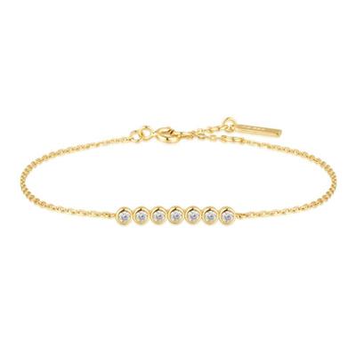 ANIA HAIE Bezel Set 925 Silver Bracelet B058-02G