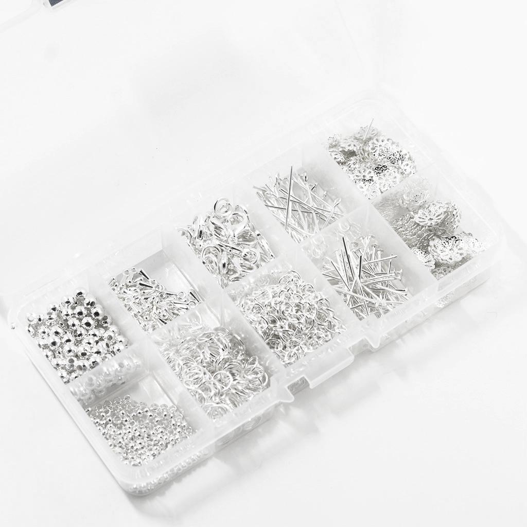 1080pcs/Box Jewelry Making Supplies Lobster Clasp Chain DIY Findings