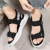 Men's Sandals Indoor and Outdoor Beach Shoes Thick Bottom Soft and Comfortable Flat Sandals Indoor and Outdoor Ventilate New