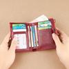 Fashion Vintage RFID Blocking Women Wallet Genuine Leather Fold The Zipper Wallet Credit Card Holder Coin Purse Wallet for Women